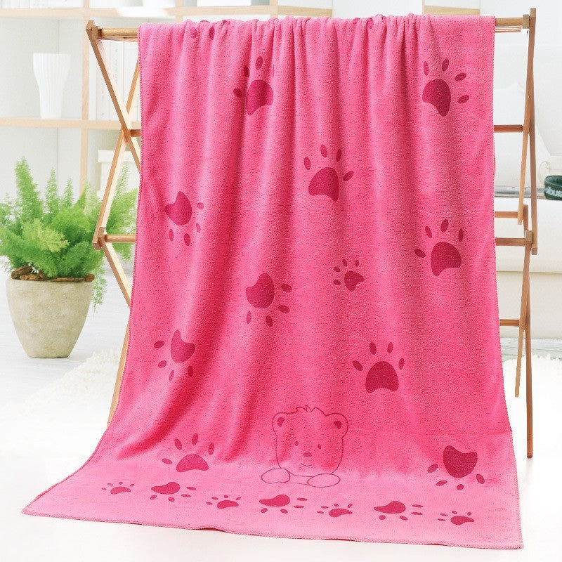 Dog Bath Towel: Super Absorbent and Soft for Quick Drying