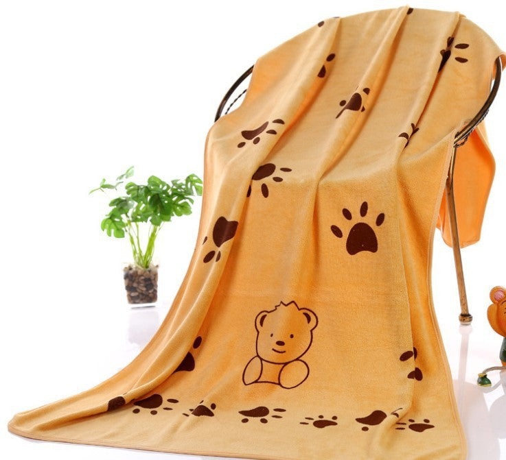 Dog Bath Towel: Super Absorbent and Soft for Quick Drying