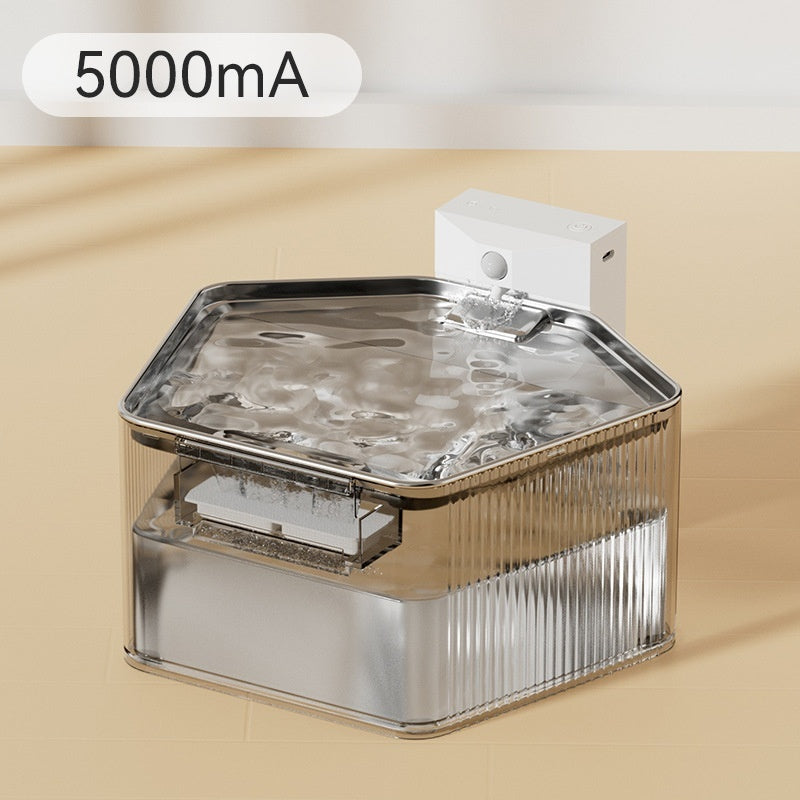 Stainless Steel Water Fountain: Clean, Fresh Water for Your Pet