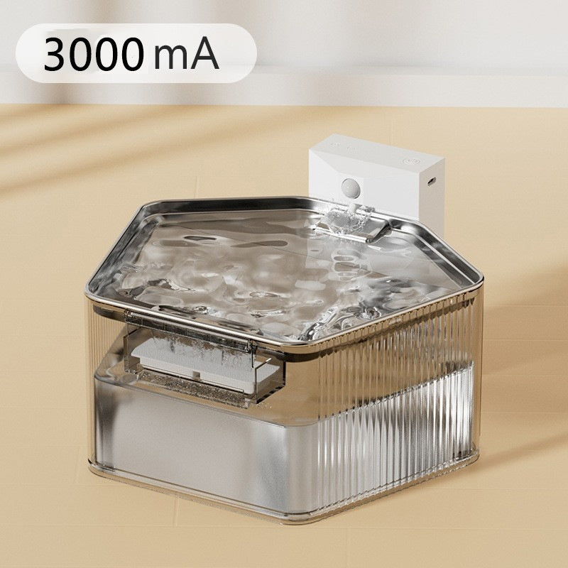 Stainless Steel Water Fountain: Clean, Fresh Water for Your Pet