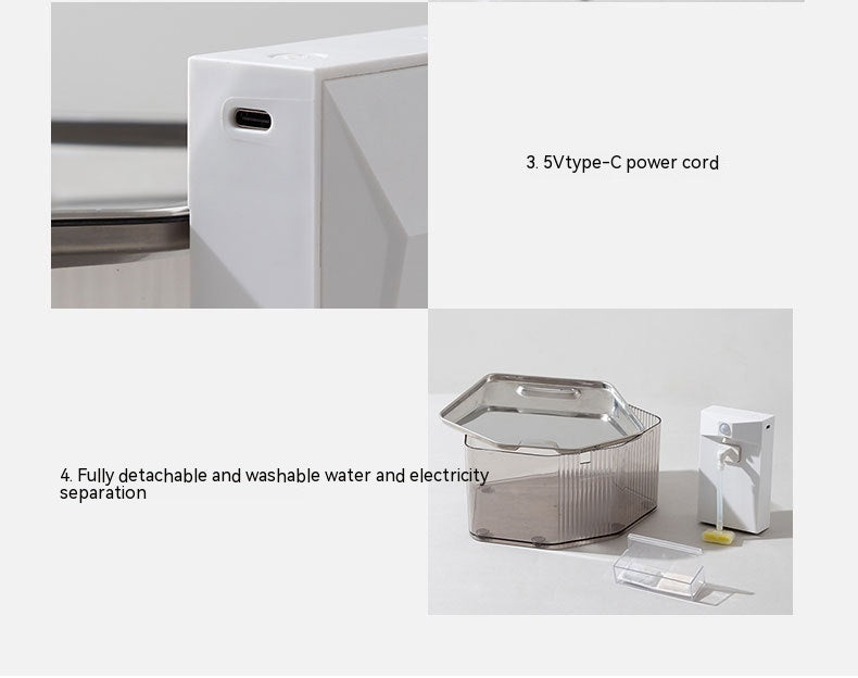 Stainless Steel Water Fountain: Clean, Fresh Water for Your Pet