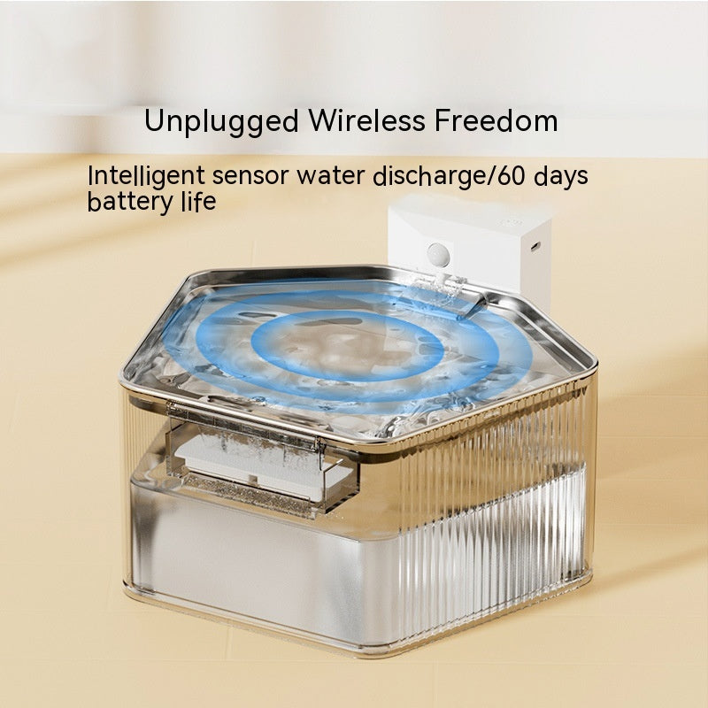 Stainless Steel Water Fountain: Clean, Fresh Water for Your Pet